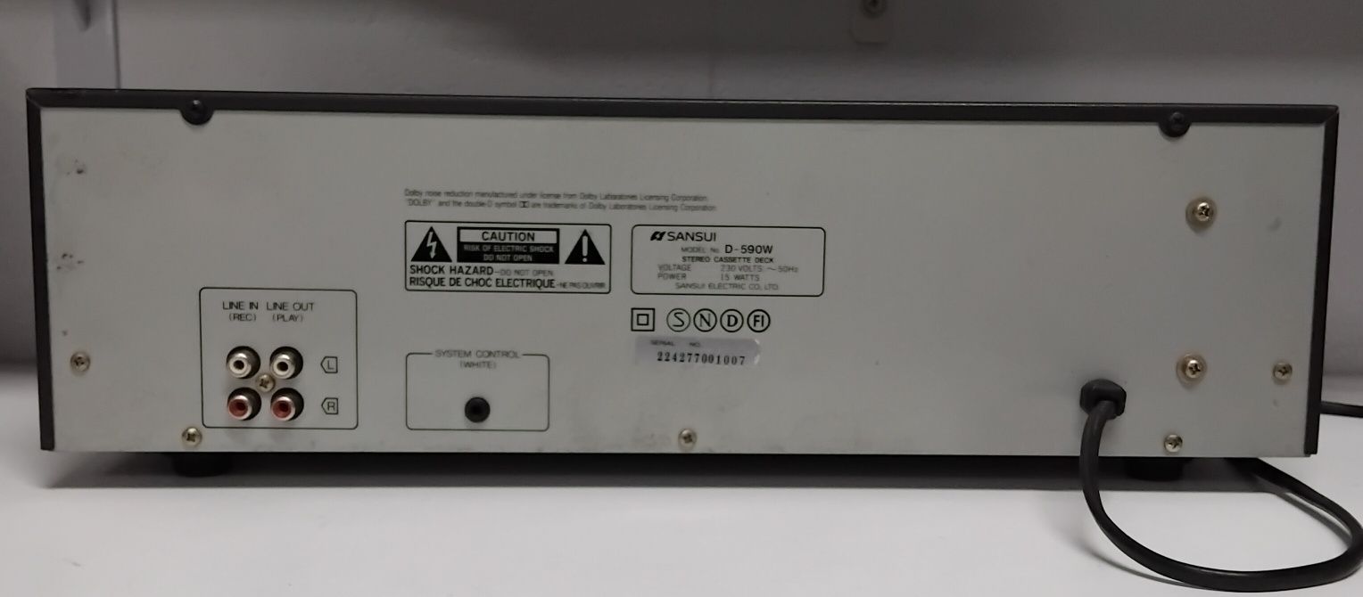 SANSUI deck cassettes D-590W