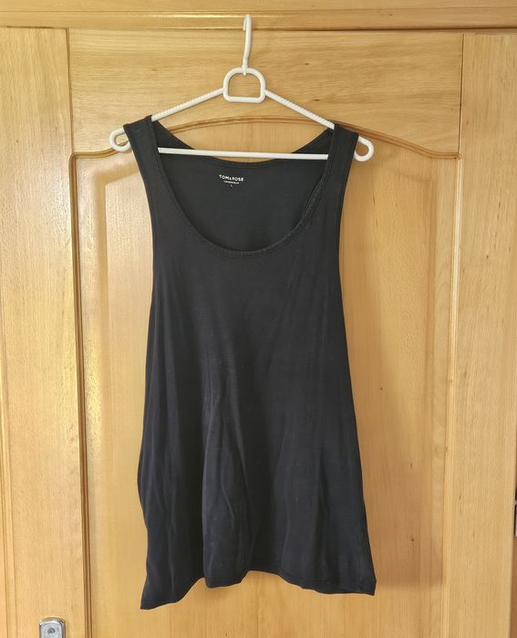 Męski Czarny Podkoszulek