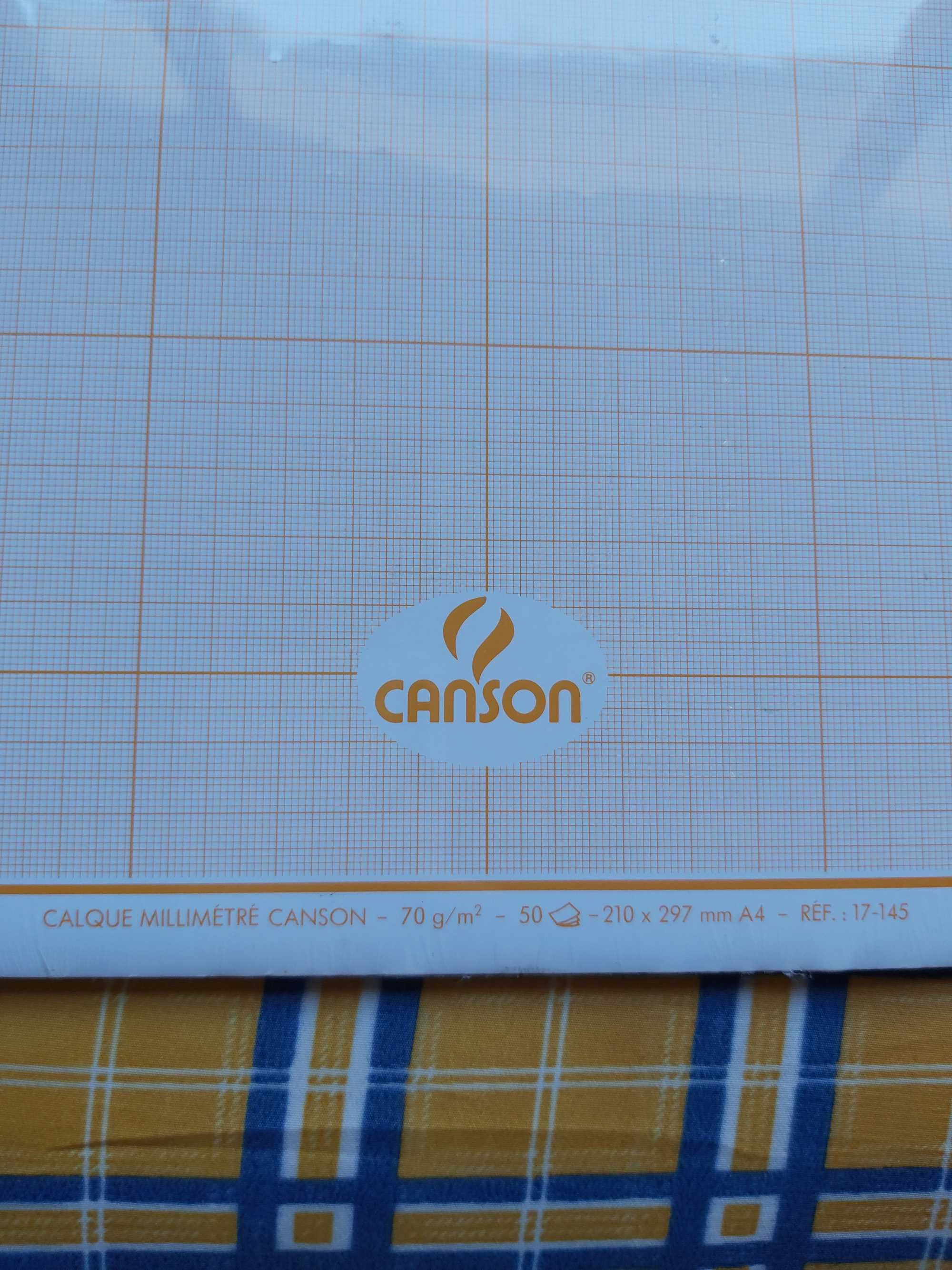 Bloco de 50 folhas de Papel Vegetal Milimétrico da Canson (NOVO)