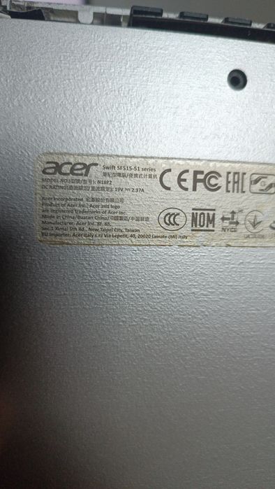 Продам ноутбук Acer Swift SF515-51T N18P2 розбитий екран