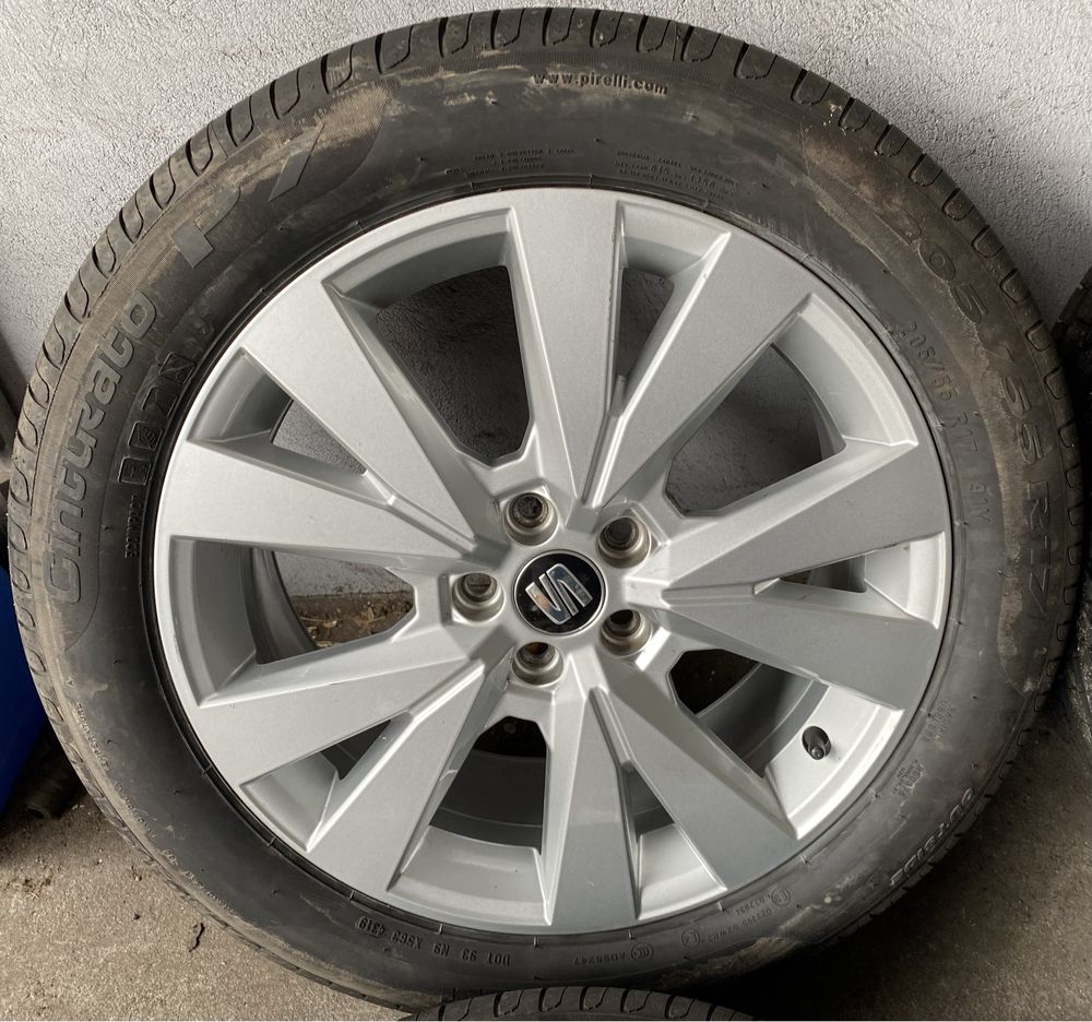Alufelgi z oponami 205/55 R17 Seat Arona VW T-Cross Skoda Kamiq Scala