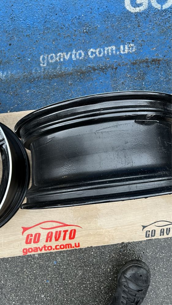 Goauto різноширокі диски BMW 5/120 r19 чорний графіт з проточкою