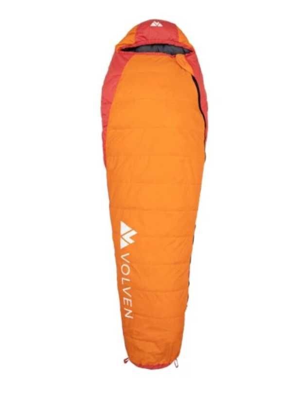 Śpiwór puchowy Volven Polaris 70 cm x 215 cm pomaranczowy