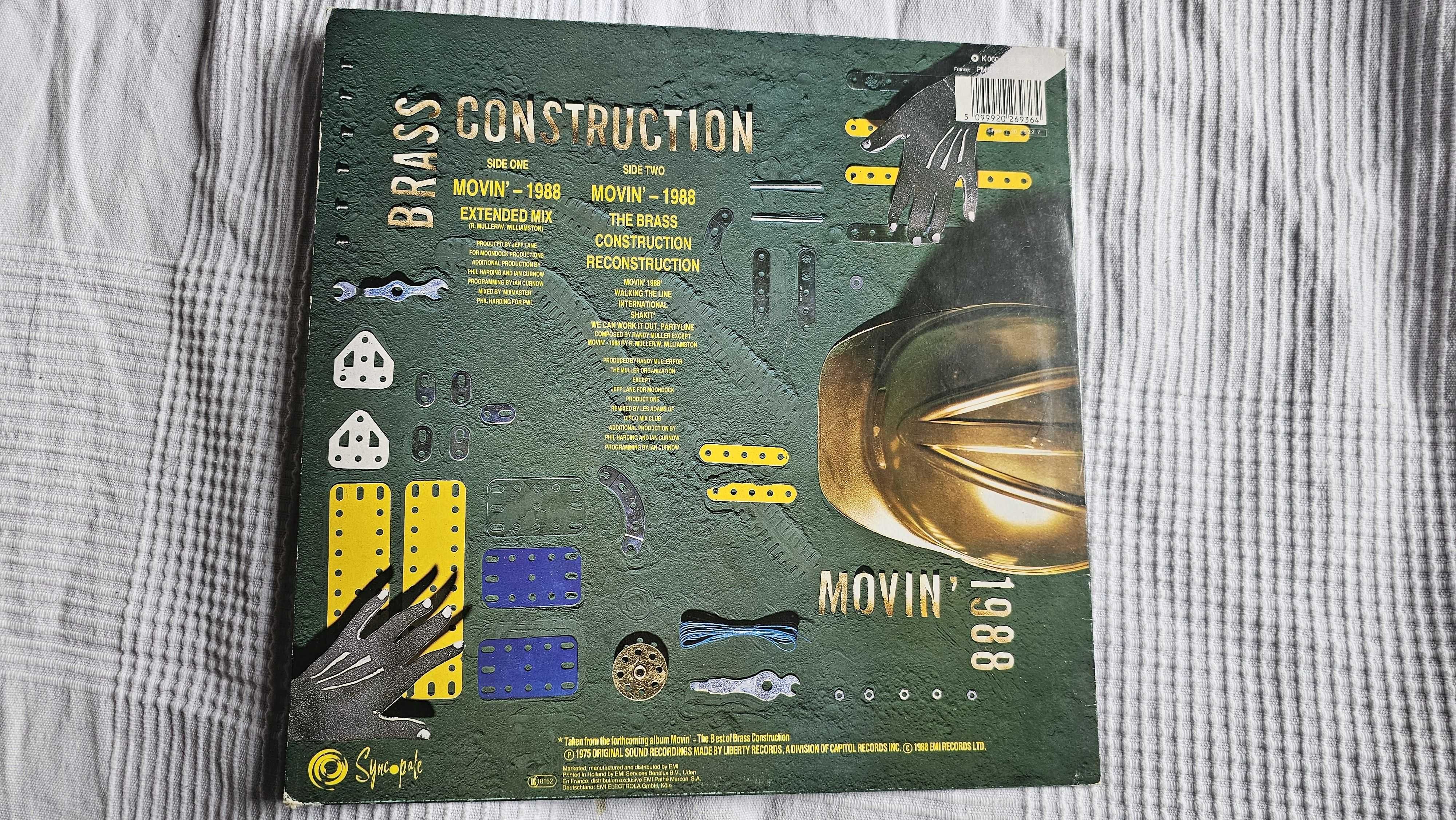 LP EP 12" Brass Construction - Movin' 1988