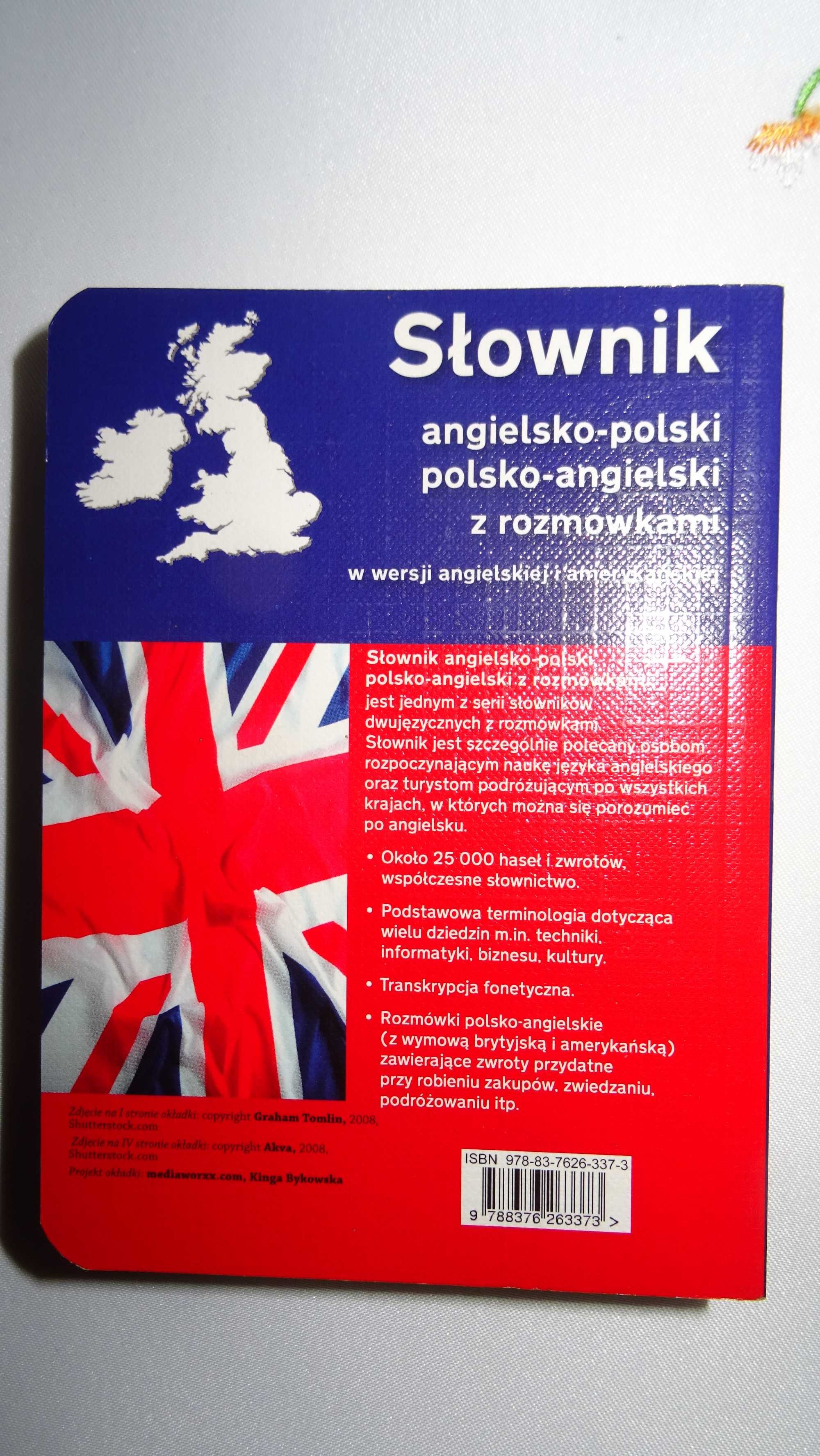 Słownik z rozmówkami angielsko-polski, polsko-angielski