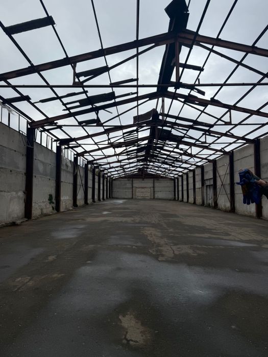 Ангар S:1296м2. 18м/72м/6-8м.