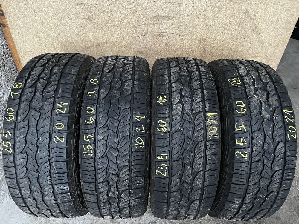 4 opony dunlop grandtrek AT5 255/60/18 2021r.
