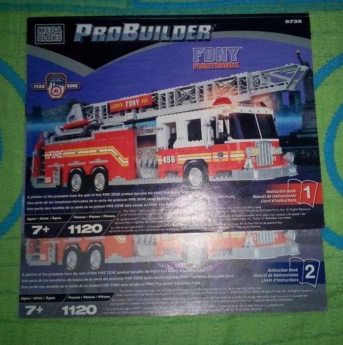 Camião dos bombeiros de lego(oportunidade)