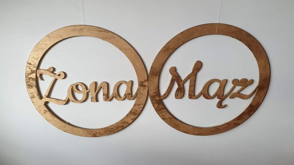 Koła Mąż Żona Led, koła na ściankę