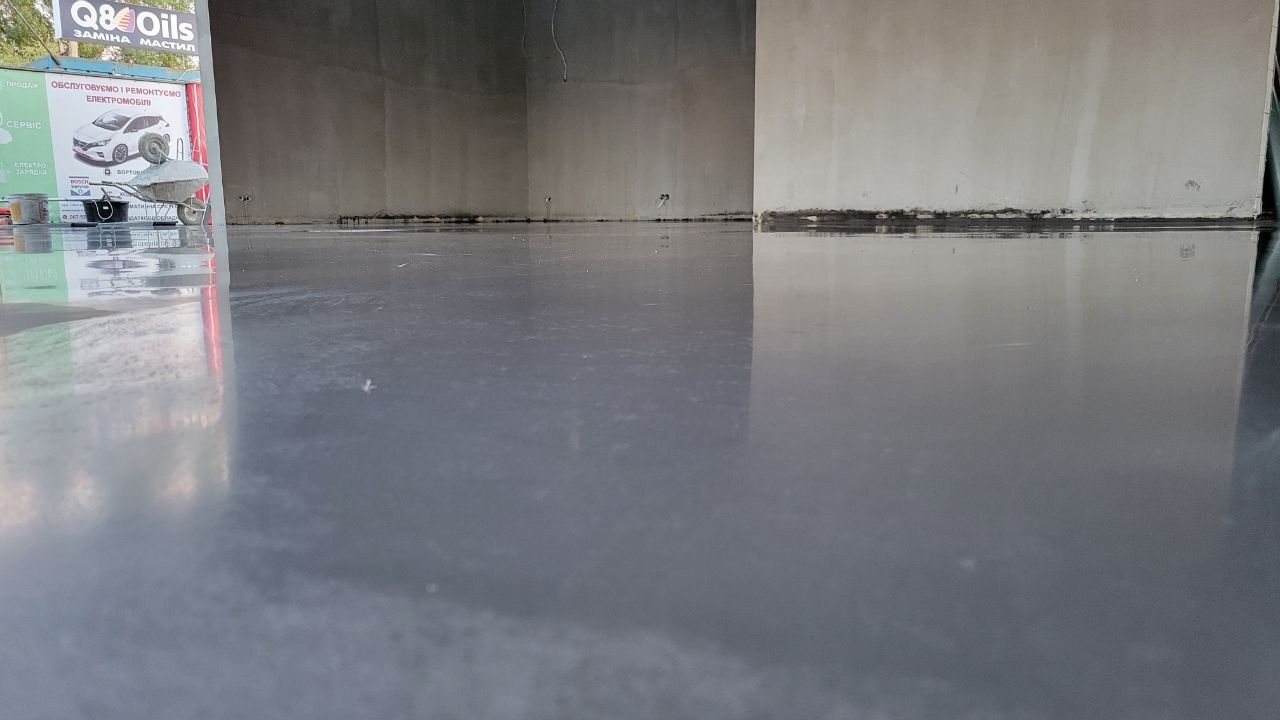 Промислова підлога стяжка бетонна підлога