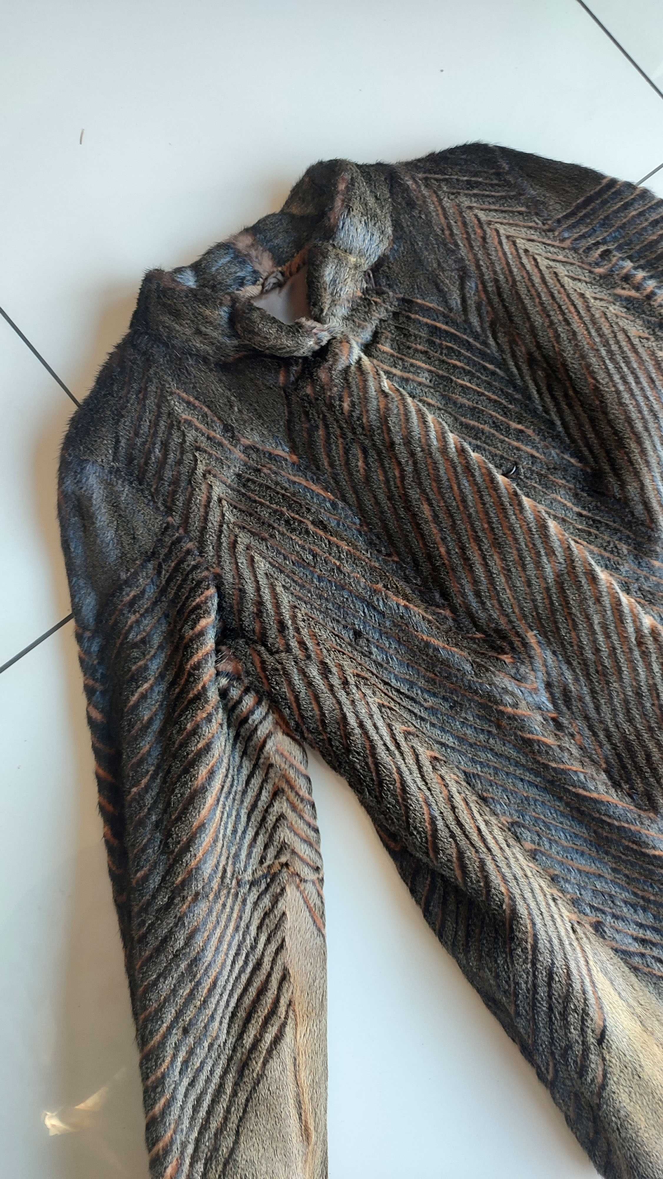 Futro z norek jak nowe M L XL prezent z niemiec brązowe czekoladowe