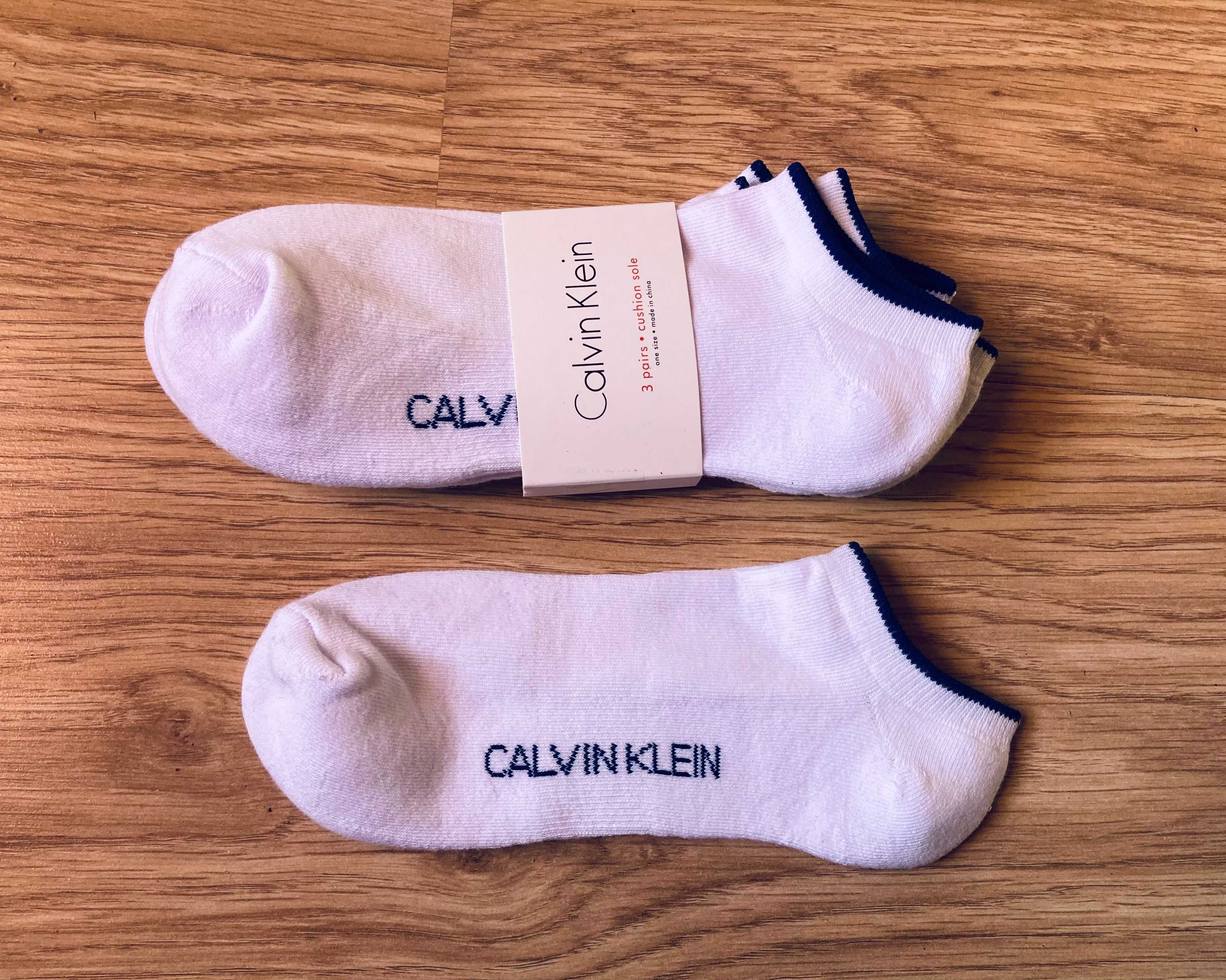 Skarpetki męskie Calvin Klein r. 40-46 3 pary stopki