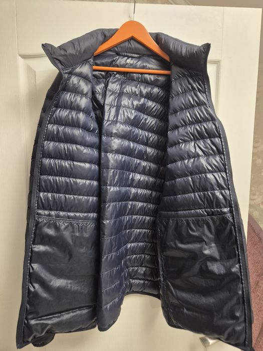 Микропуховик UNIQLO blue-gray р. .XL