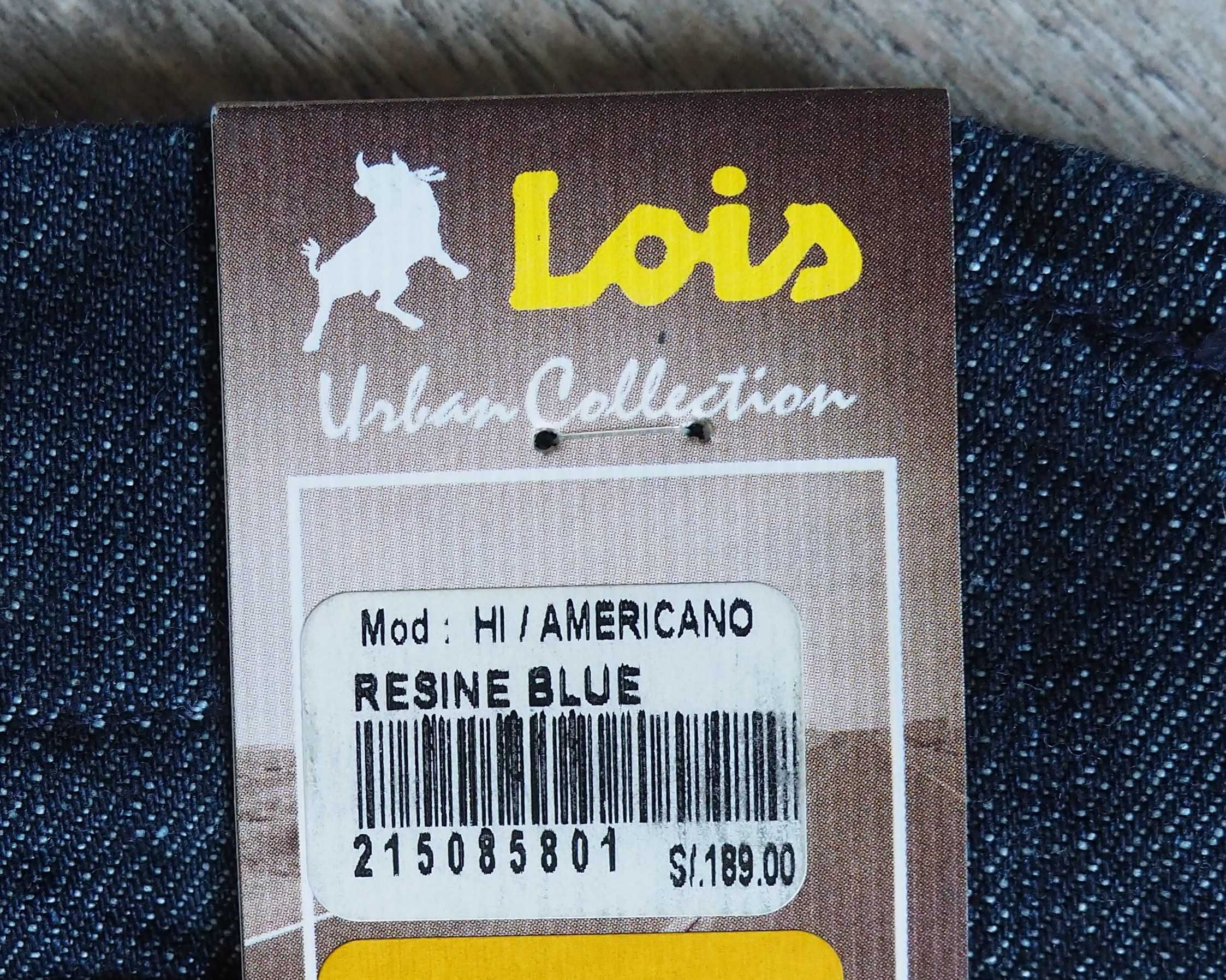 LOIS_HI/AMERICANO_męska jeansowa marynarka_nowa_VINTAGE_L