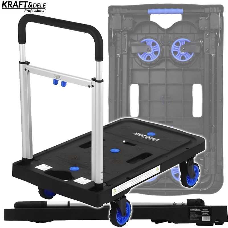 KRAFT&DELE Składany Wózek Platformowy Transportowy Magazynowy KD3093