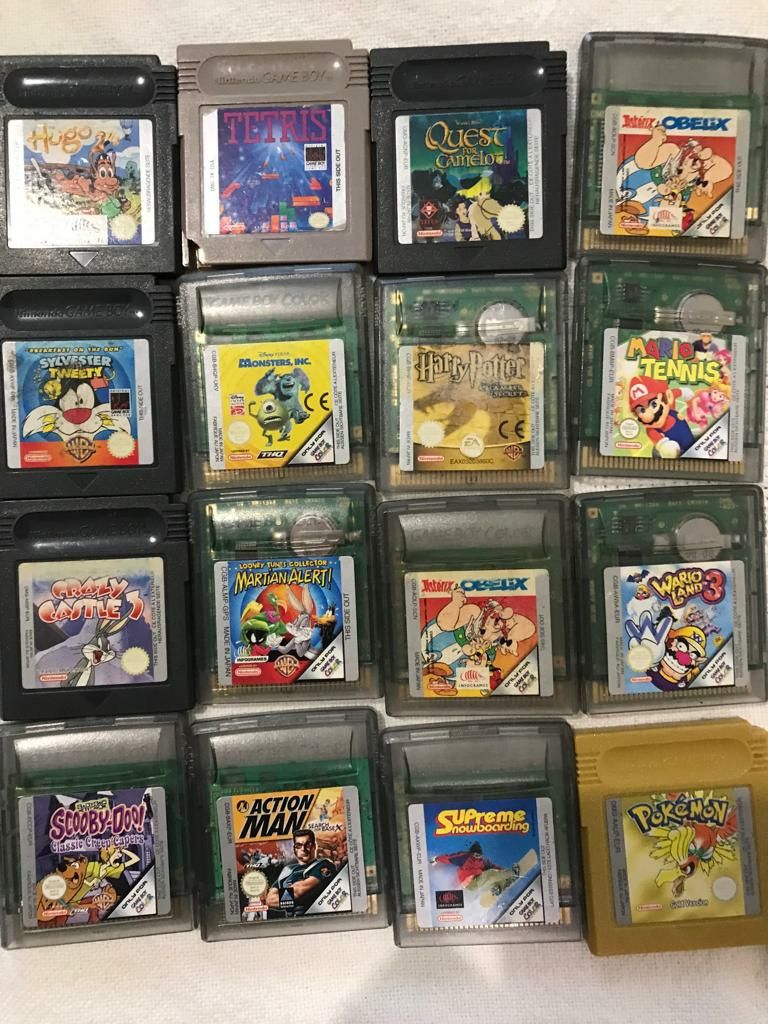 Jogos para game boy color e advance nintendo