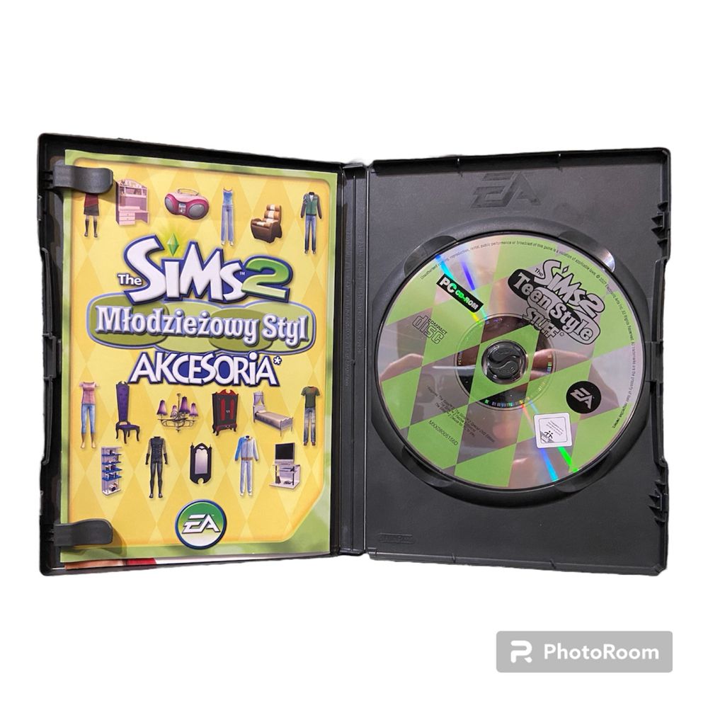 Gra PC The Sims 2 Młodzieżowy Styl akcesoria vintage retro