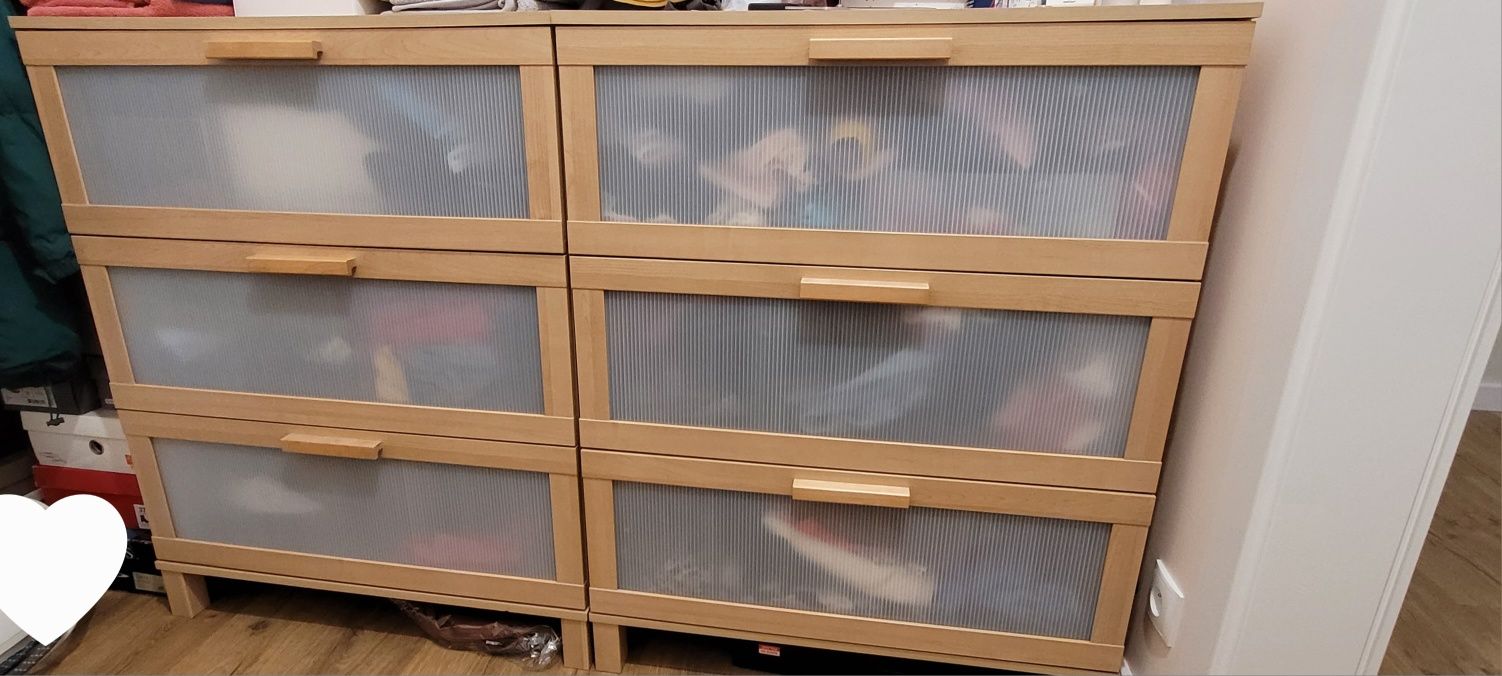 Meble Ikea szafa, 2x komoda