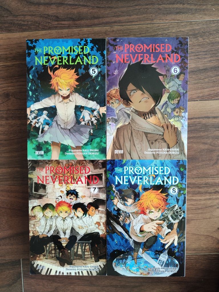 Manga The Promised Neverland 1-12 (Português)