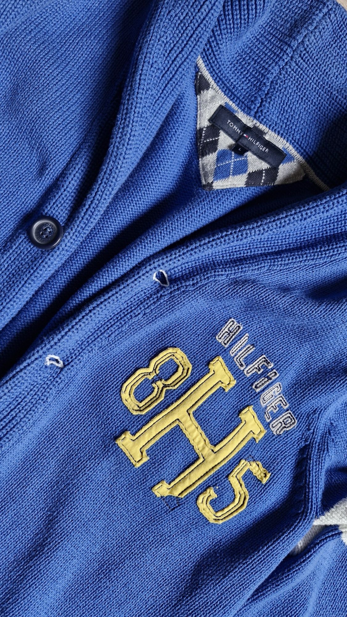 Premium * Sweter Tommy Hilfiger * L * Gruby ciepły! Mega fajny !