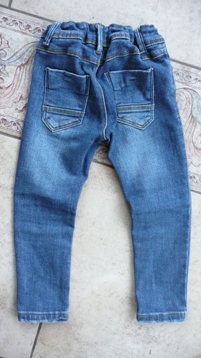 super spodnie dżinsowe na 2 3 latka 96 dżinsy slim skinny