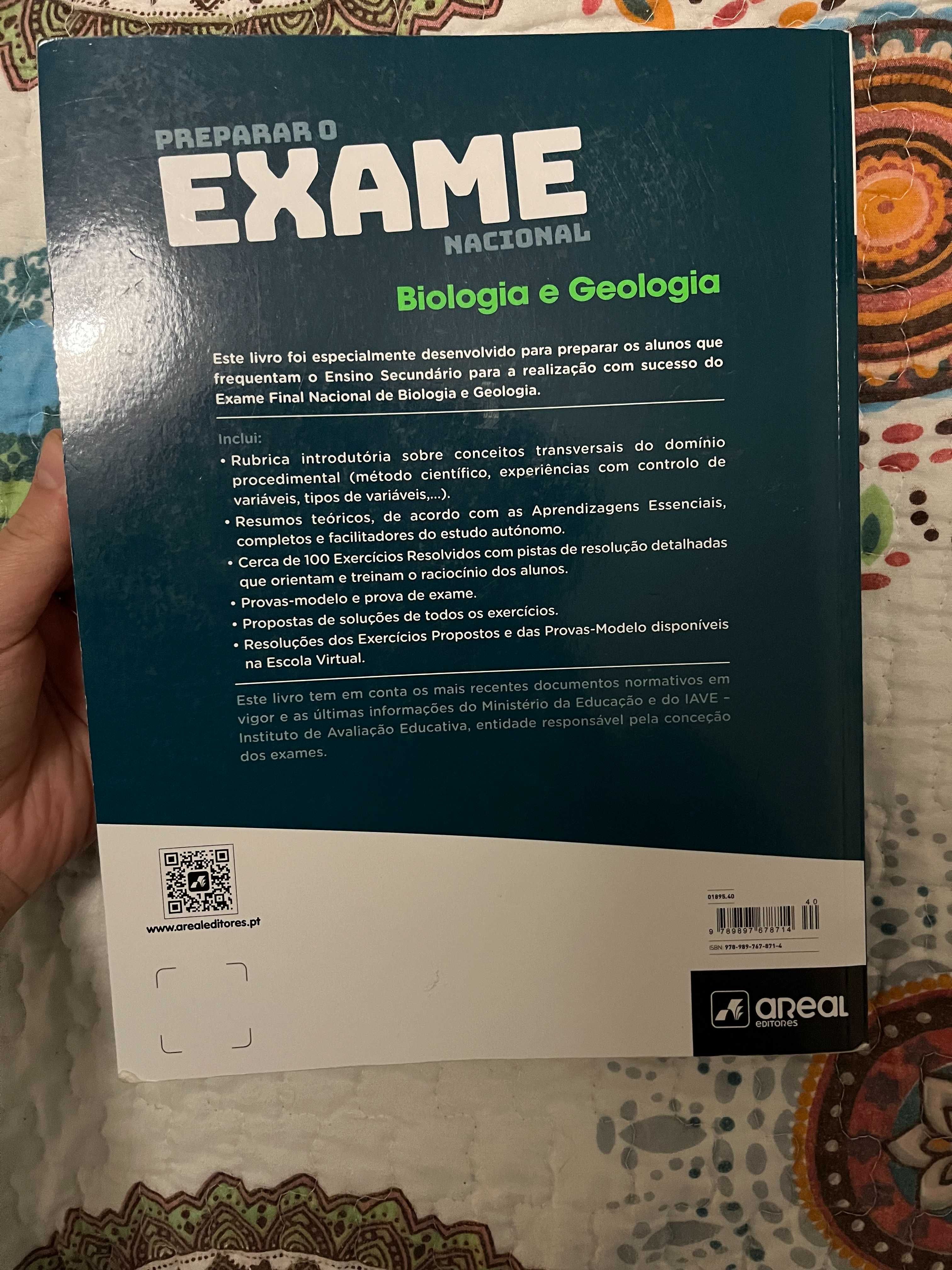 Livro Biologia e Geologia Preparação para exame nacional