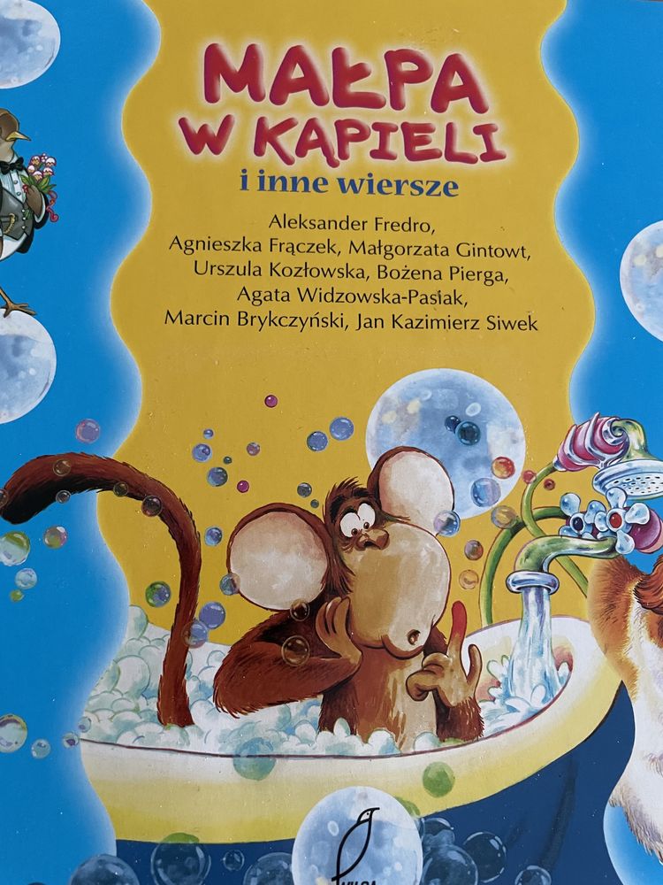 Książka „Małpa w kąpieli i inne wiersze”