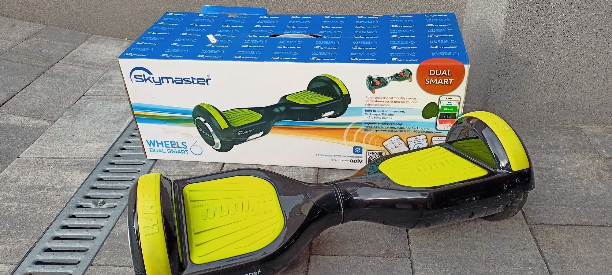 Deskorolka elektryczna dwukołowa Skymaster Wheels 6