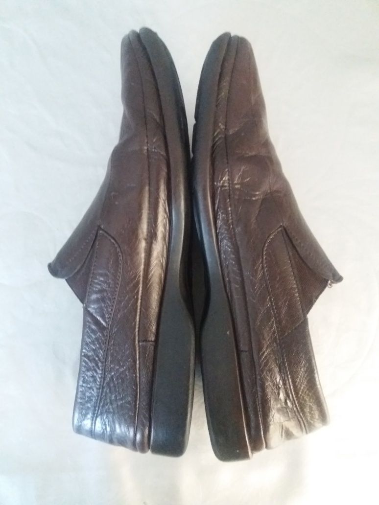 Sapatos de pele castanhos LIMAC T. 39 / 40