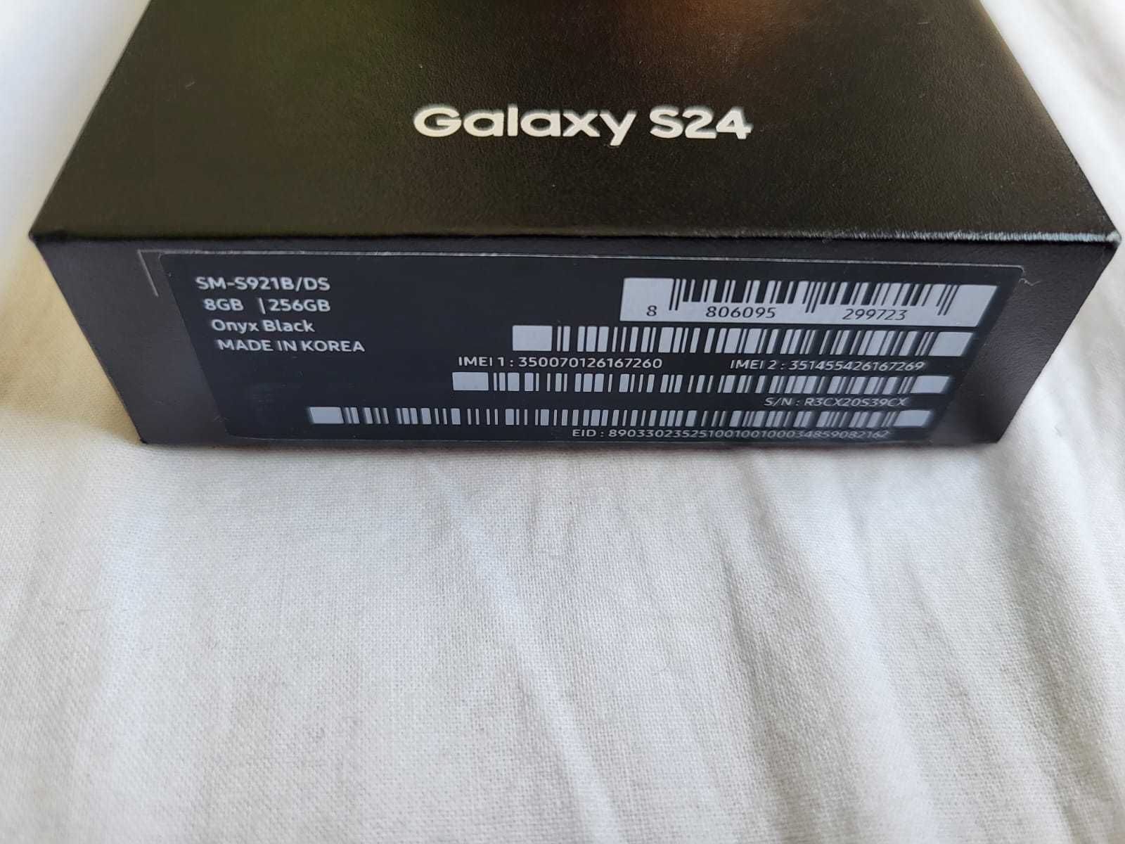 Samsung S24 8gb/256g. Fabrycznie nowy. Czarny.