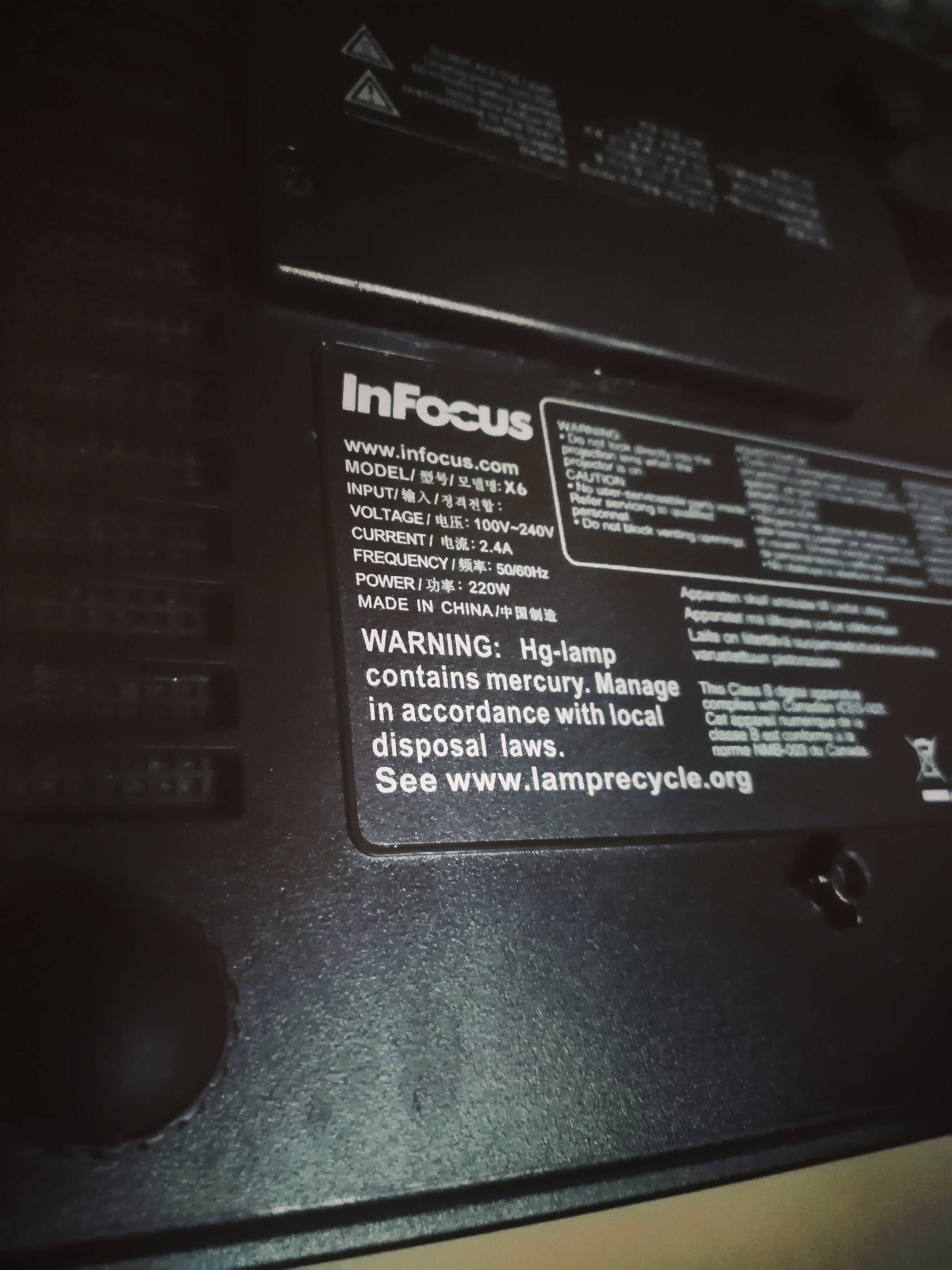 projektor rzutnik infocus x6