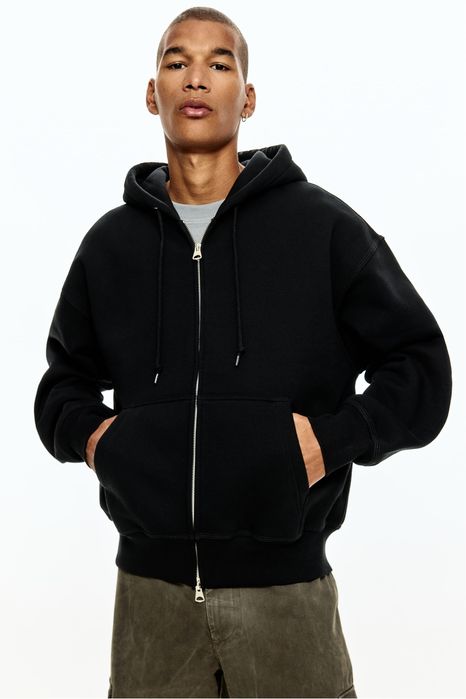 Зіп-Худі H&M Oversized Fit Boxy Zip Hoodie