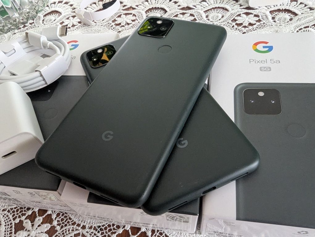 ІДЕАЛ Google Pixel 5a5G Mostly Black 6-128Gb/NFC/2-Sim/Комплект