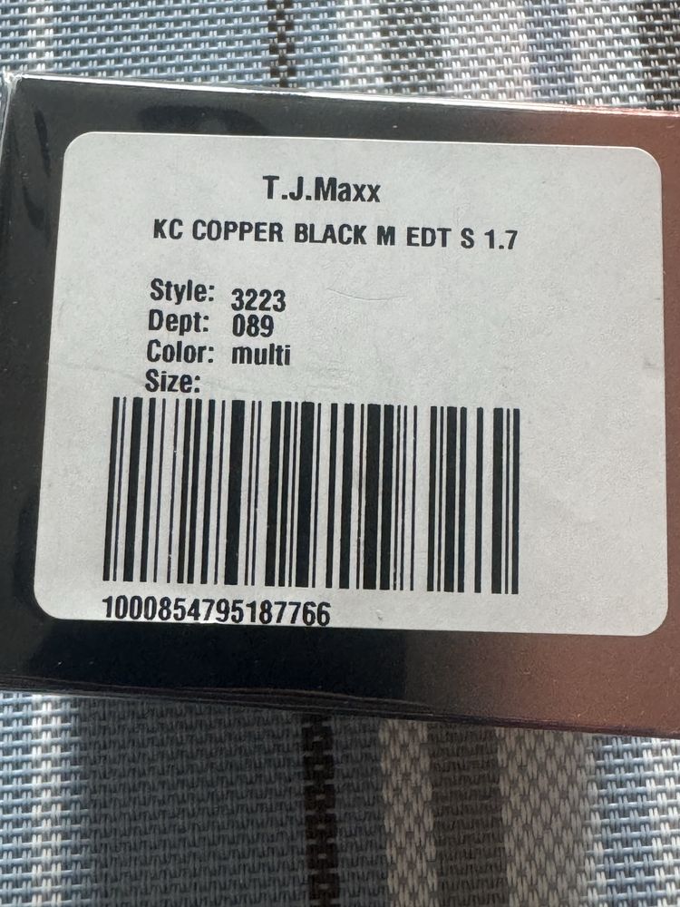 Новая мужская туалетная вода KENNETH COLE Copper Black, мужские духи