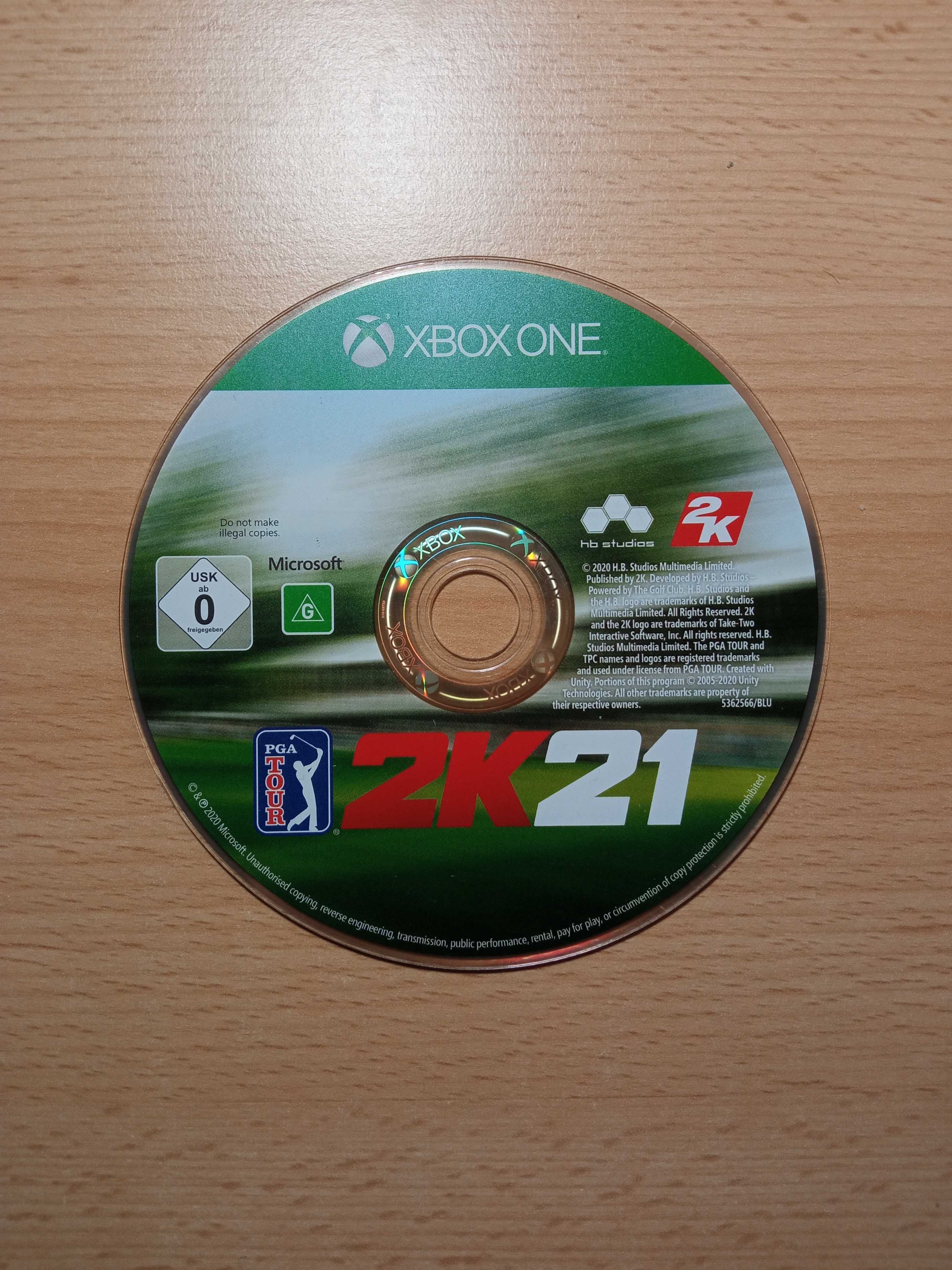 Диск 2K21 Pga Tour для Xbox One