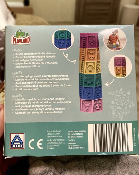 Тактильні кубики для дитини від 6+