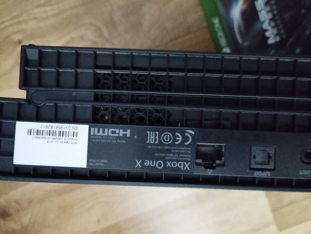 Xbox one X 2 pady 5 gier zamiana za ps5 dopłata Wysyłka