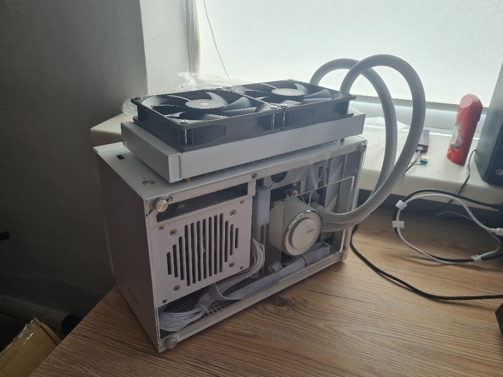 Корпус PcCooler i100 hot rod mini itx