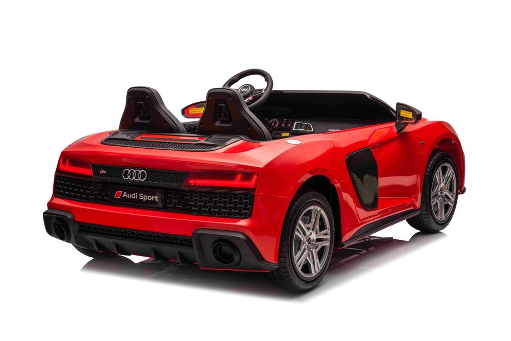 Dwuosobowy MAX 100Kg 2x200W 24V14Ah Auto na akumulator Audi Spyder R8