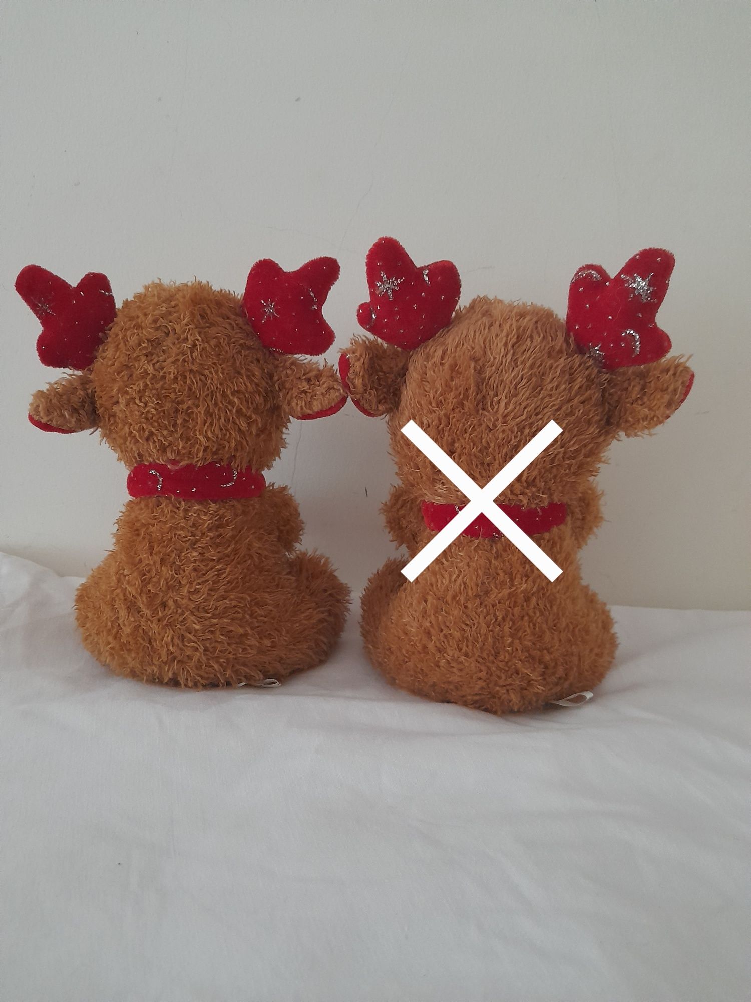 Peluches renas de Natal