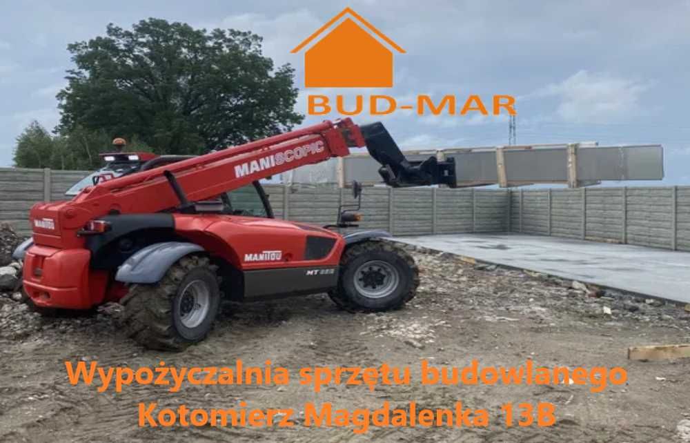 Uslugi koparko ładowarką jcb cat z operatorem