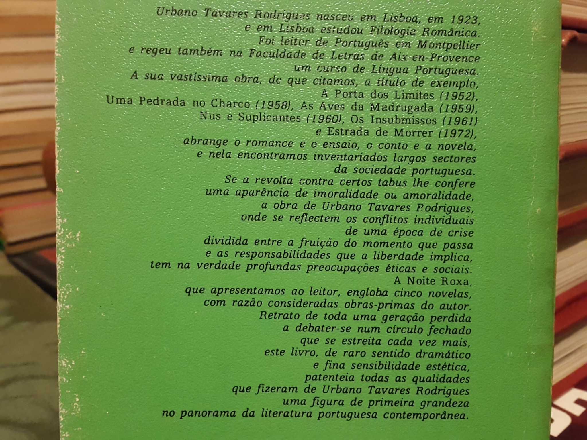 Urbano Tavares Rodrigues - A Noite Roxa