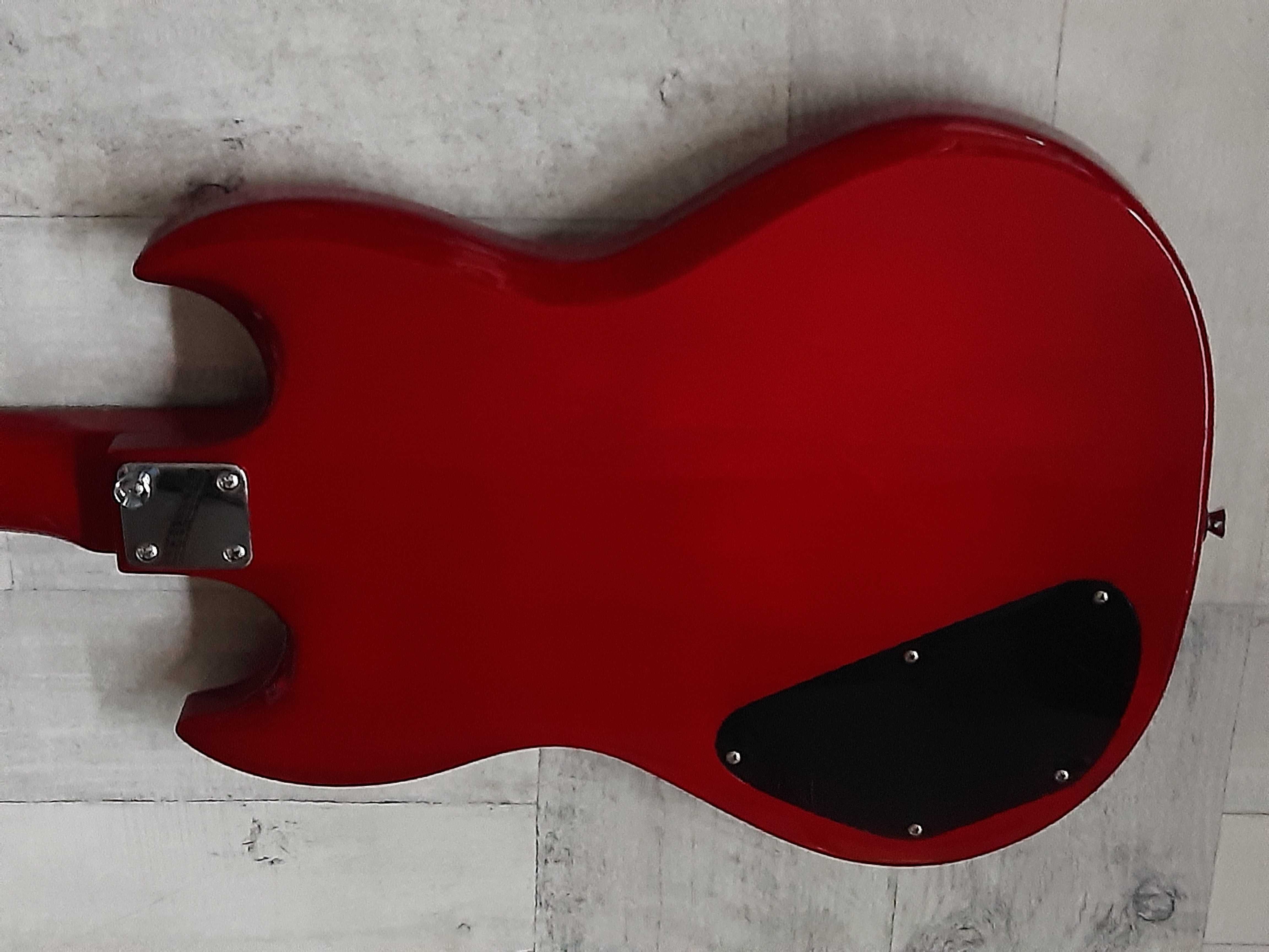 Gitara elektryczna SG-transparent red-Giovanni-Gibson- wysyłka-zamiana
