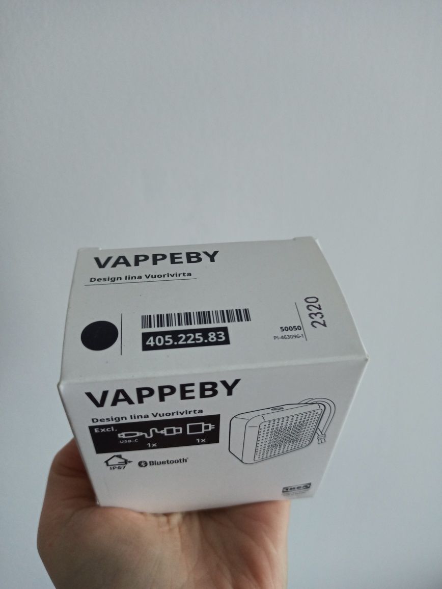 Głośnik bluetooth Vappeby przenośny wodoodporny NOWY