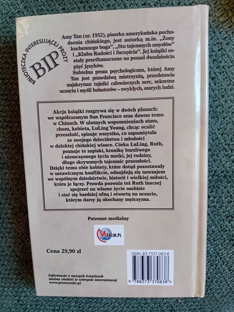 Amy Tan Córka nastawiacza kości