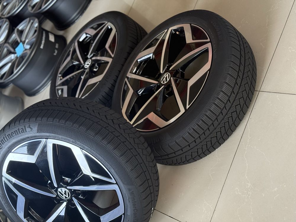 Диски оригінал r19 VW ID3 215/50r19 Continental шини зимові 10A601025H