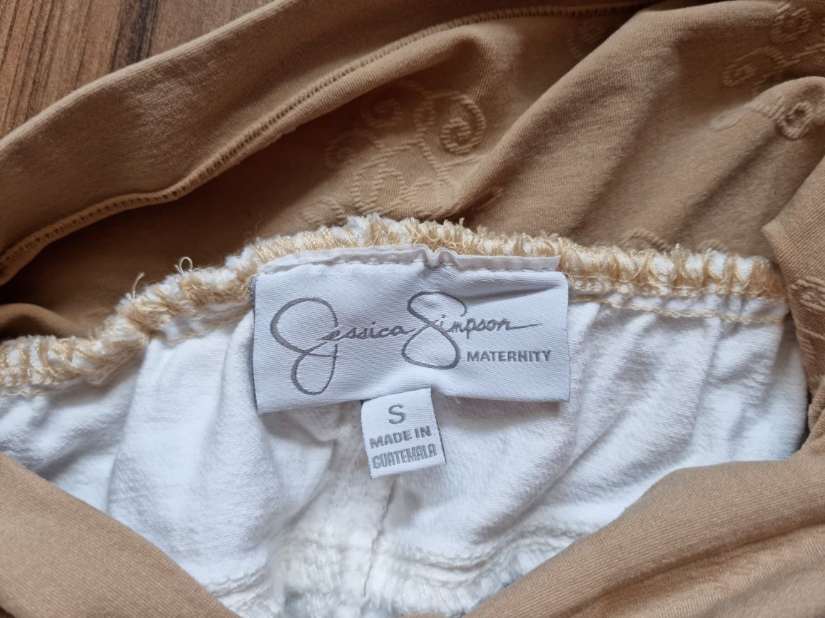 Spodnie jeansy jeans ciążowe Jessica Simpson maternity S/M