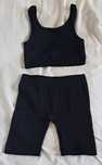 Czarny top + spodenki Primark r.M