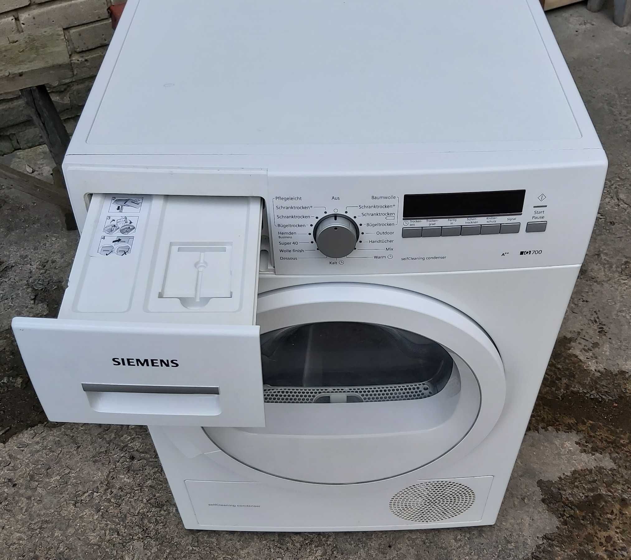 Сушильная машина б/у Сименс Siemens iQ700 WT46W261 8кг А++ Германия