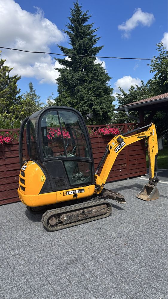 Jcb 8018 Minikoparka 2015 rok Brutto